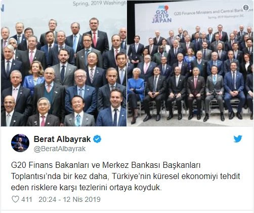 Bakan Albayrak'tan G-20 mesajı